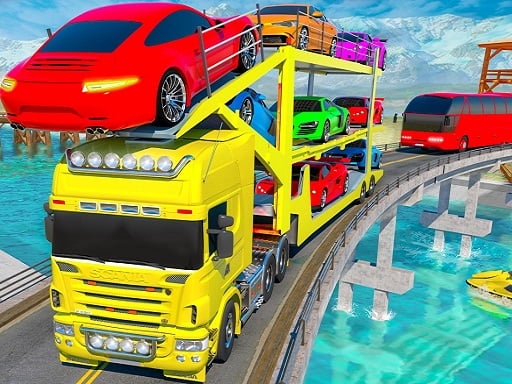 Crazy Mega Car Transport Truck Game