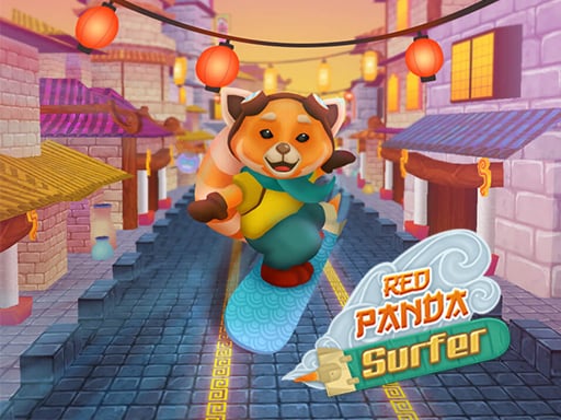 Red Panda Surfer