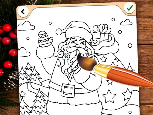 Christmas Coloring Game