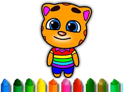 Talking Tom Coloring Book