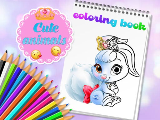 Cute Animals Coloring Book