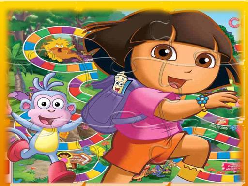 Dora the Explorer Match 3 Puzzle Game