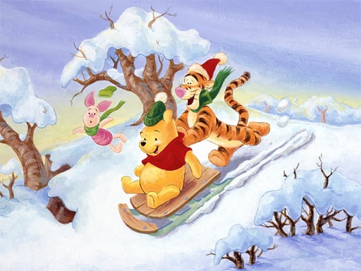 Christmas Winnie Pooh Jigsaw