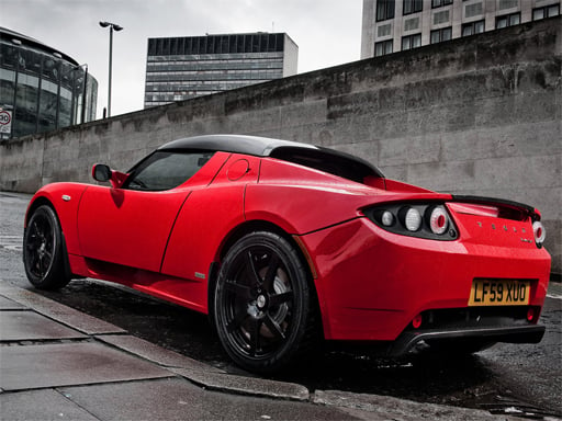 Tesla Roadster Slide