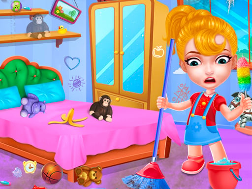 Baby Doll House Cleaning Game