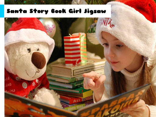 Santa Story Book Girl Jigsaw