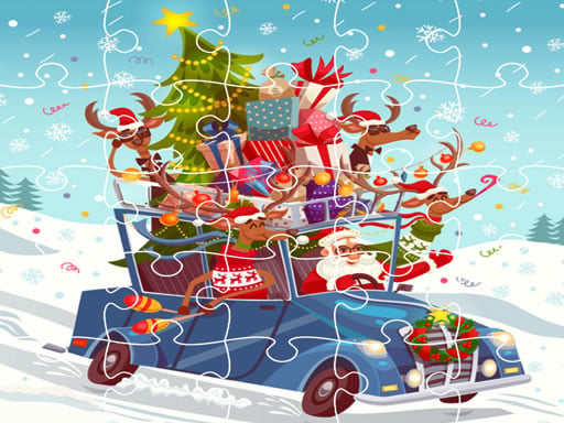 Xmas Trucks Jigsaw