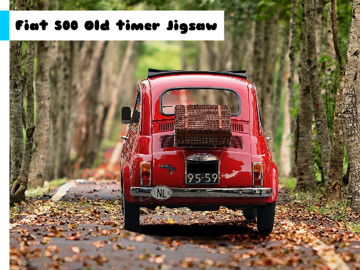 Fiat 500 Old Timer Jigsaw