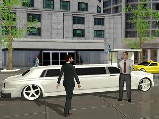 Limo Taxi Driving Simulator : Limousine Car Games