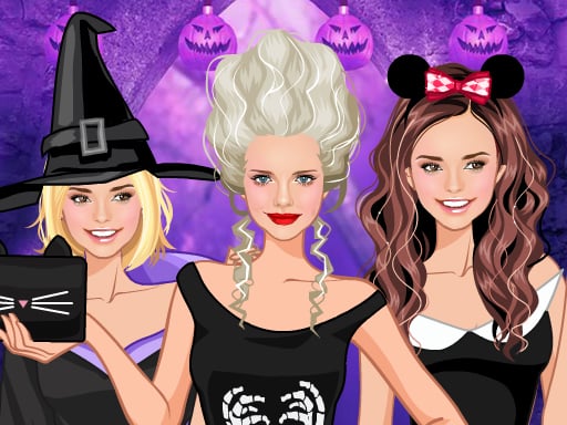 Halloween dress up game